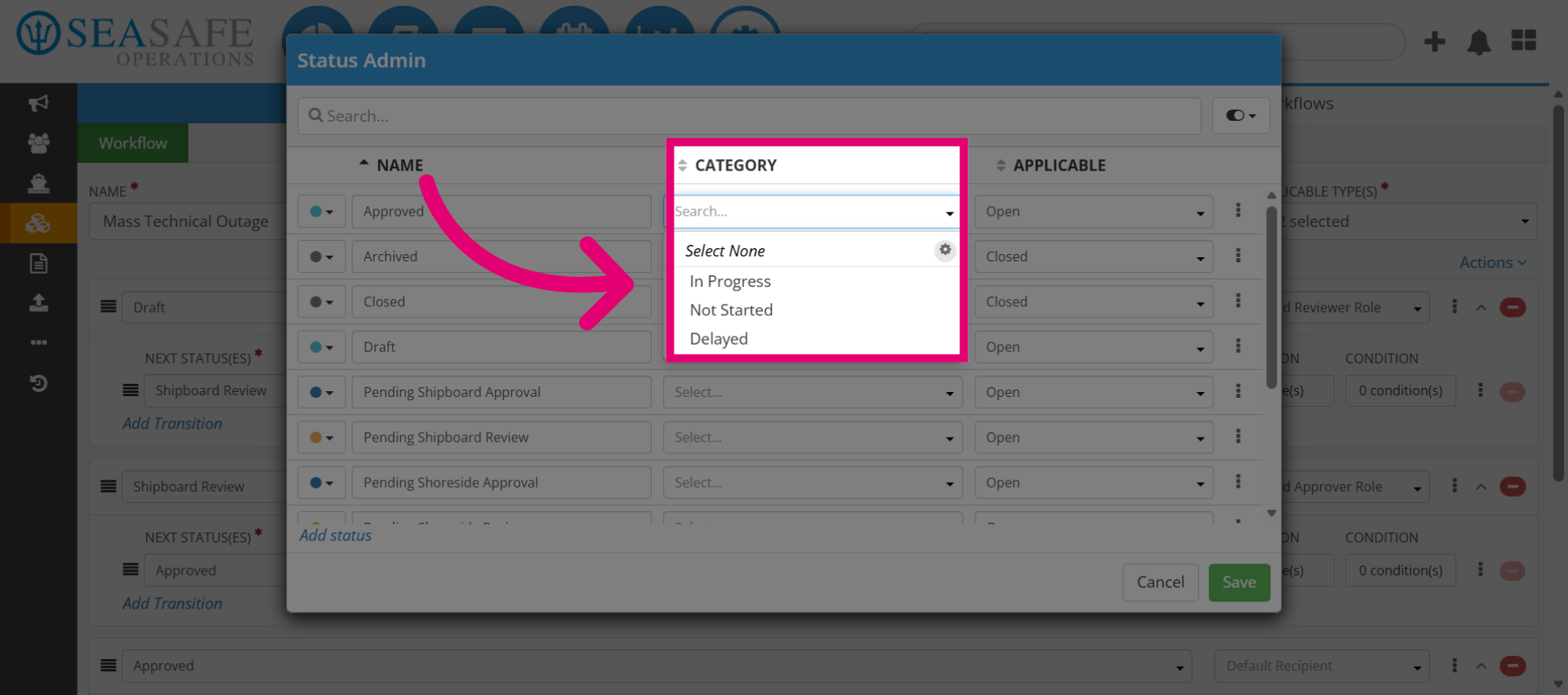 Access Category Management