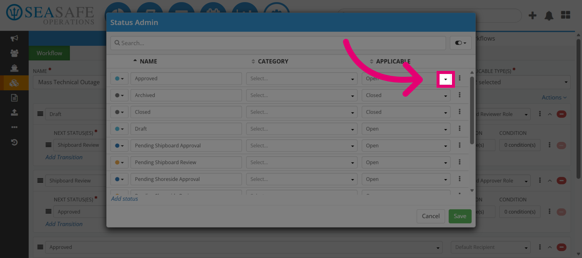 Review The Status List