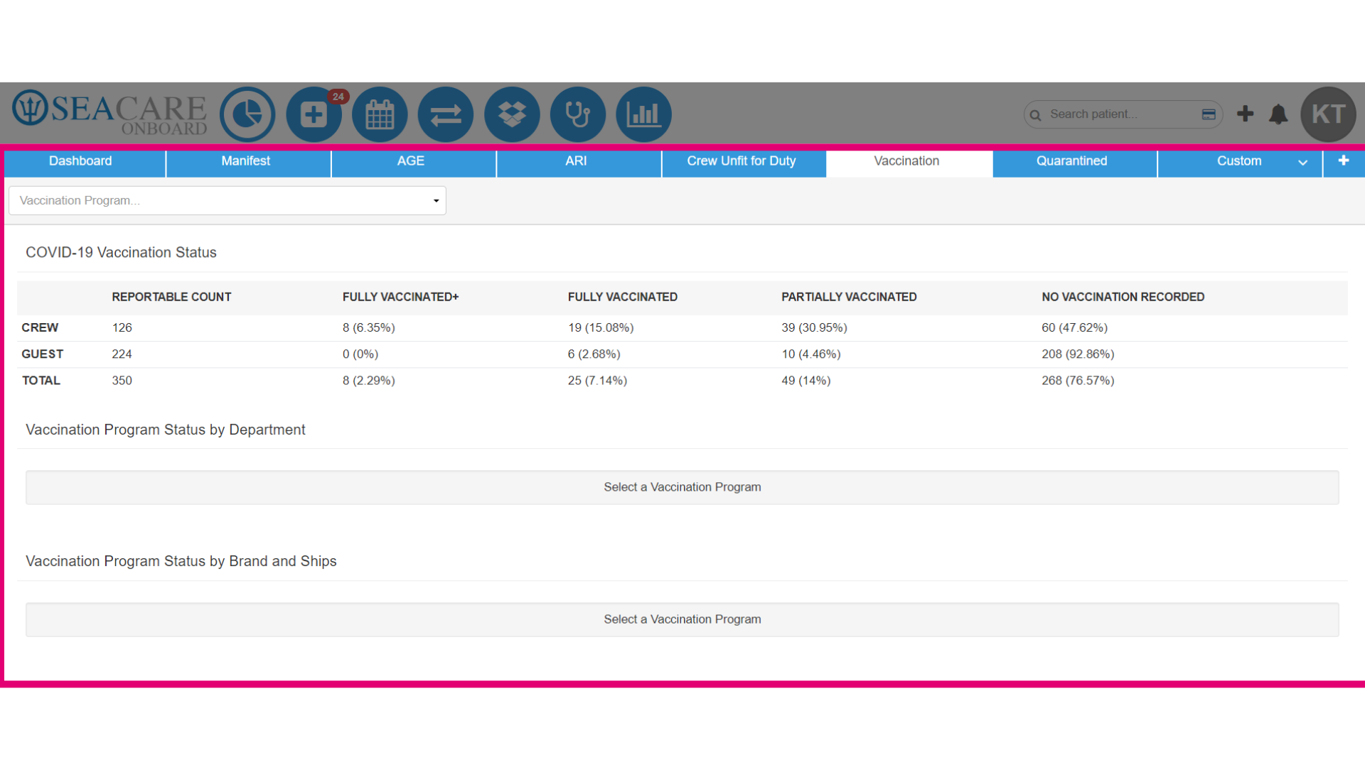 View Vaccination Data