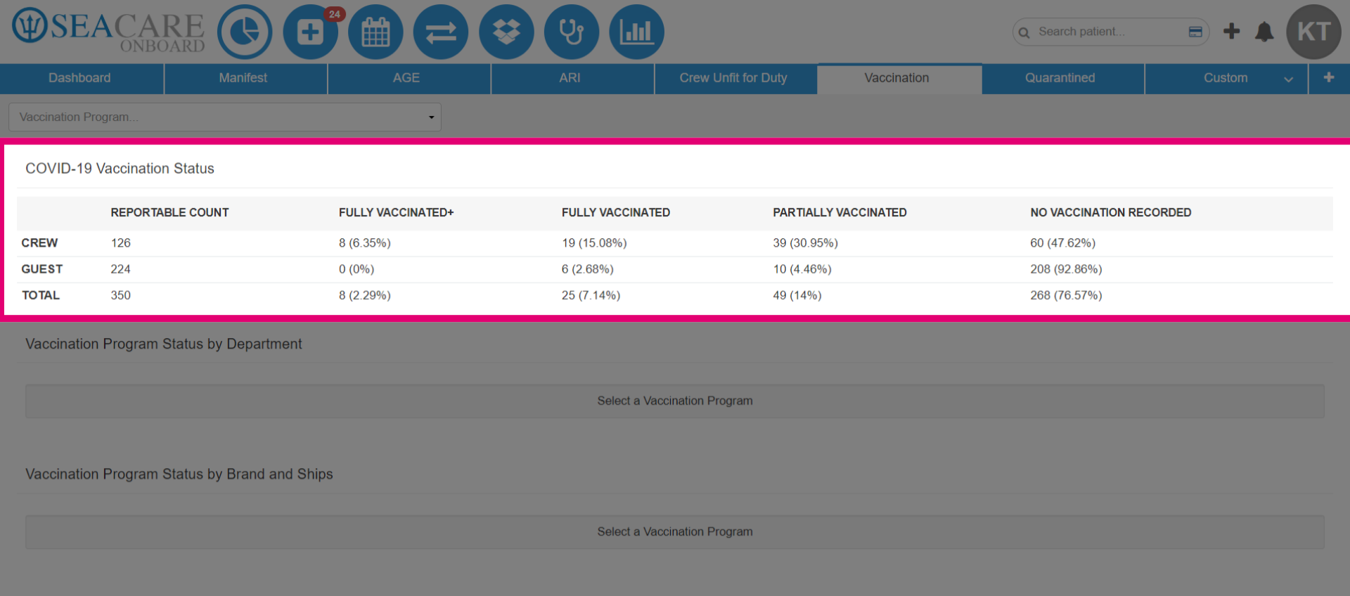 View COVID-19 Vaccination Status
