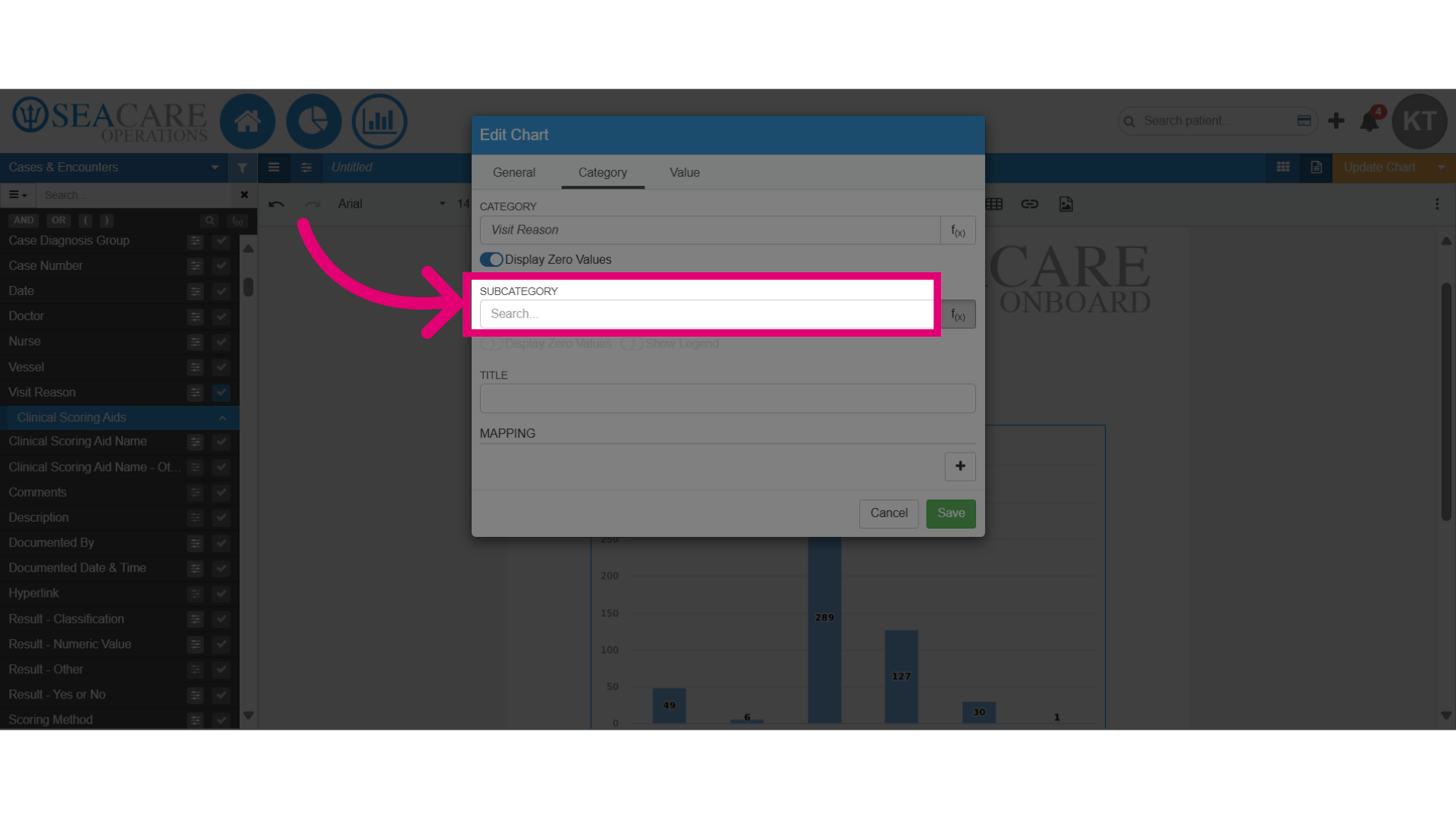 Add a subcategory