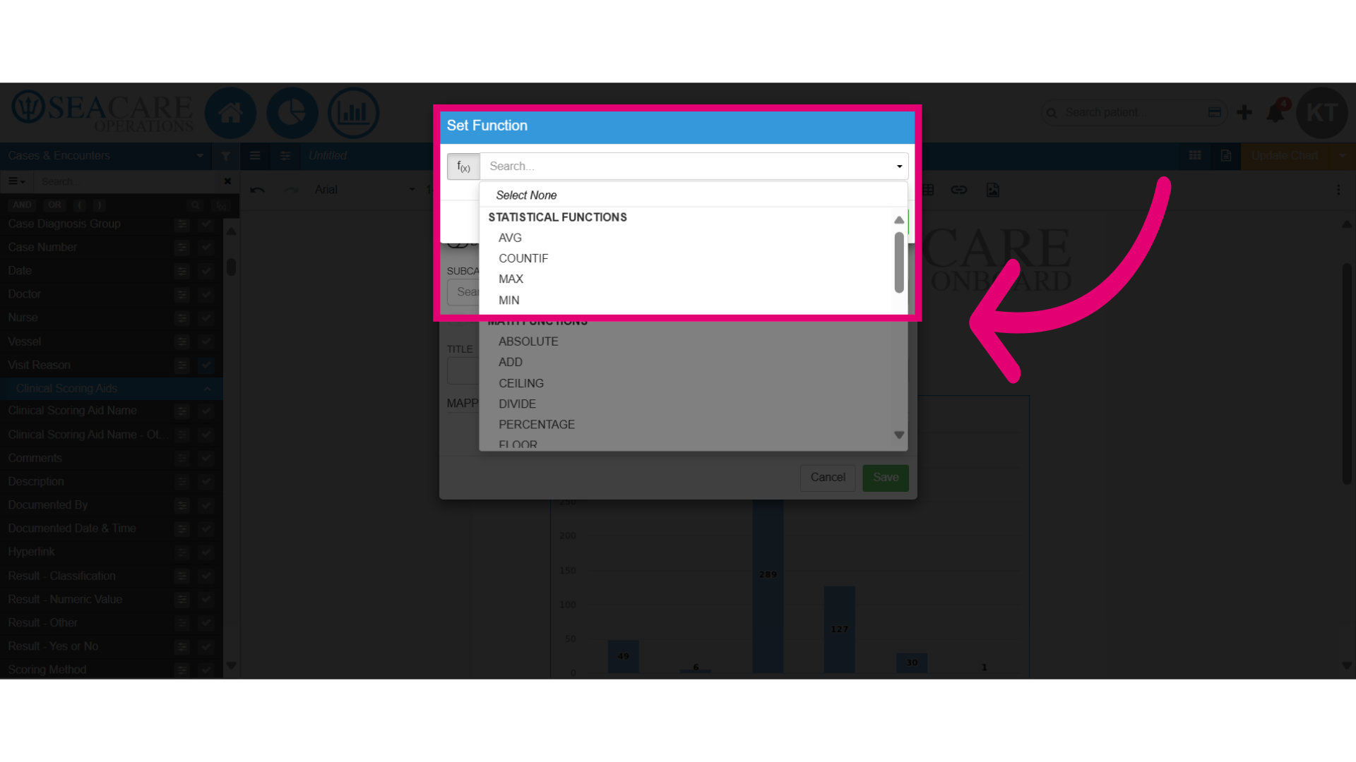 Using 'Statistical Functions'