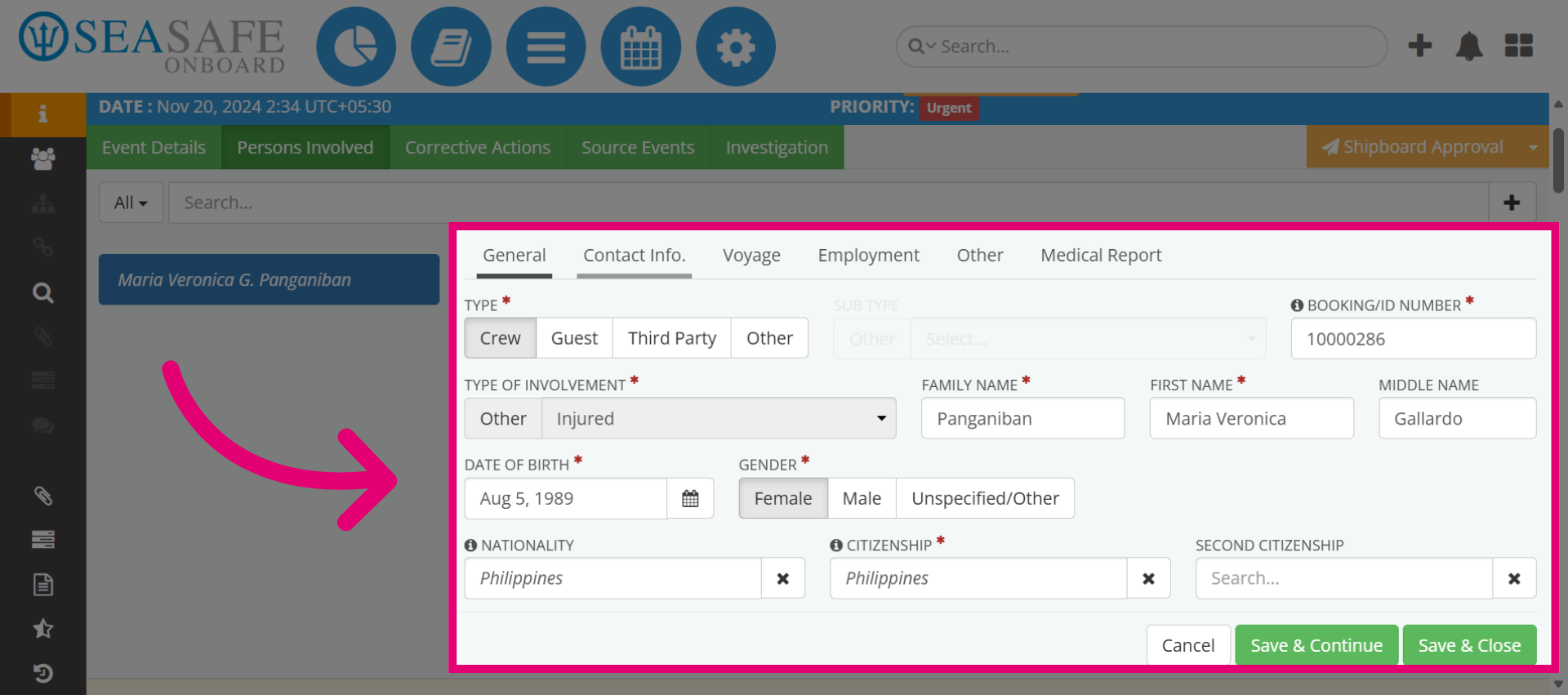 Complete Required Fields