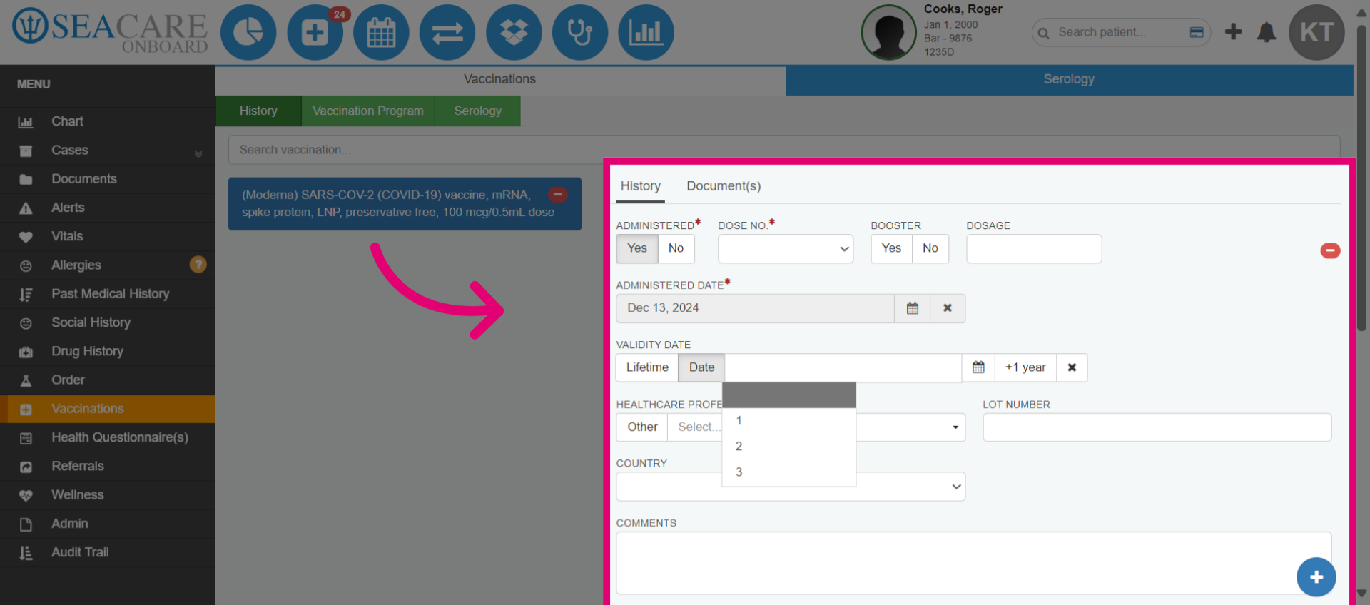 Fill in all required fields