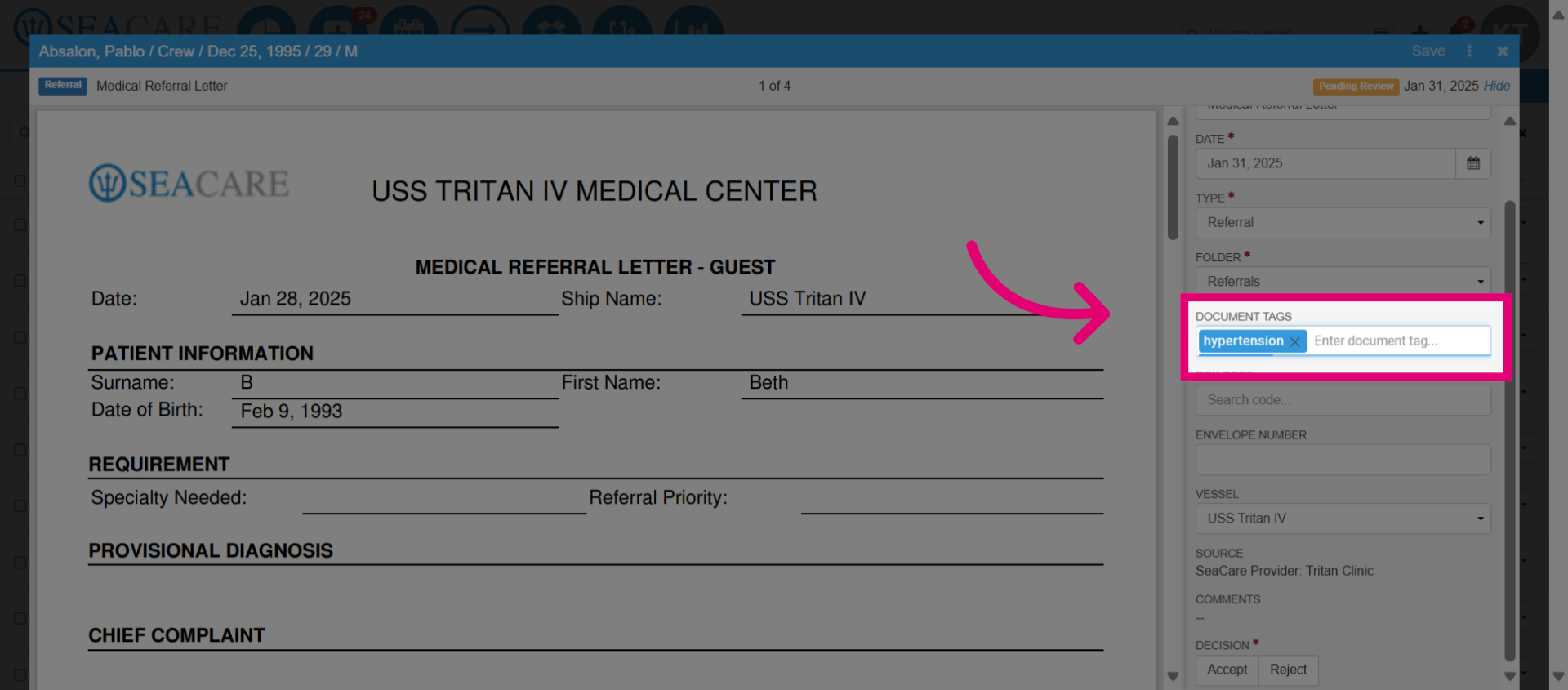 Add Document Tags