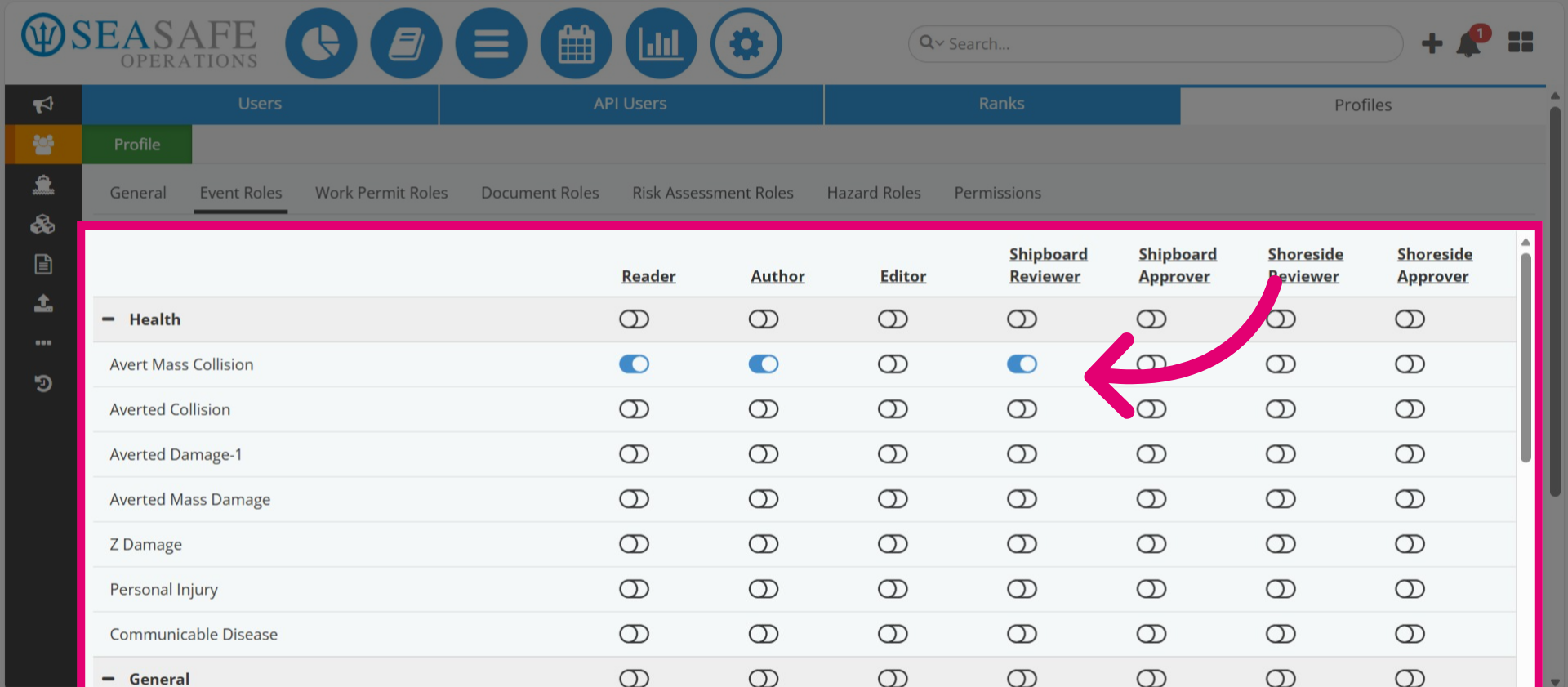 Select Roles Individually