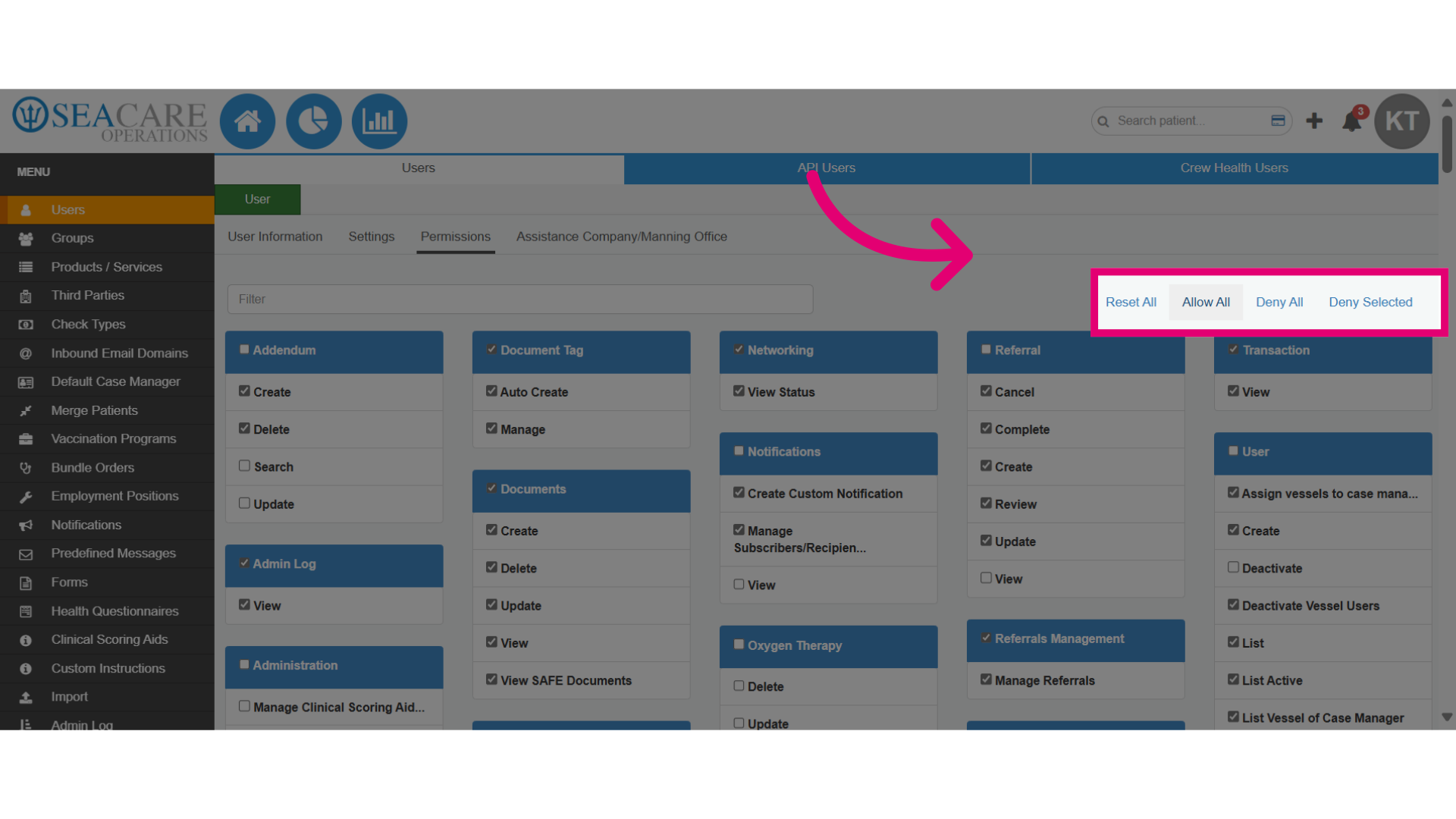 Use the Quick Selection Options