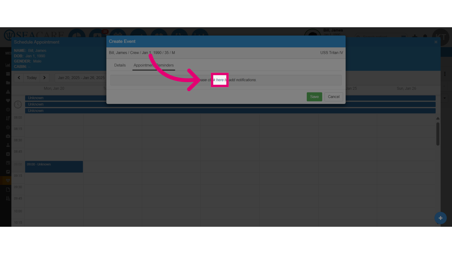 Click 'here'