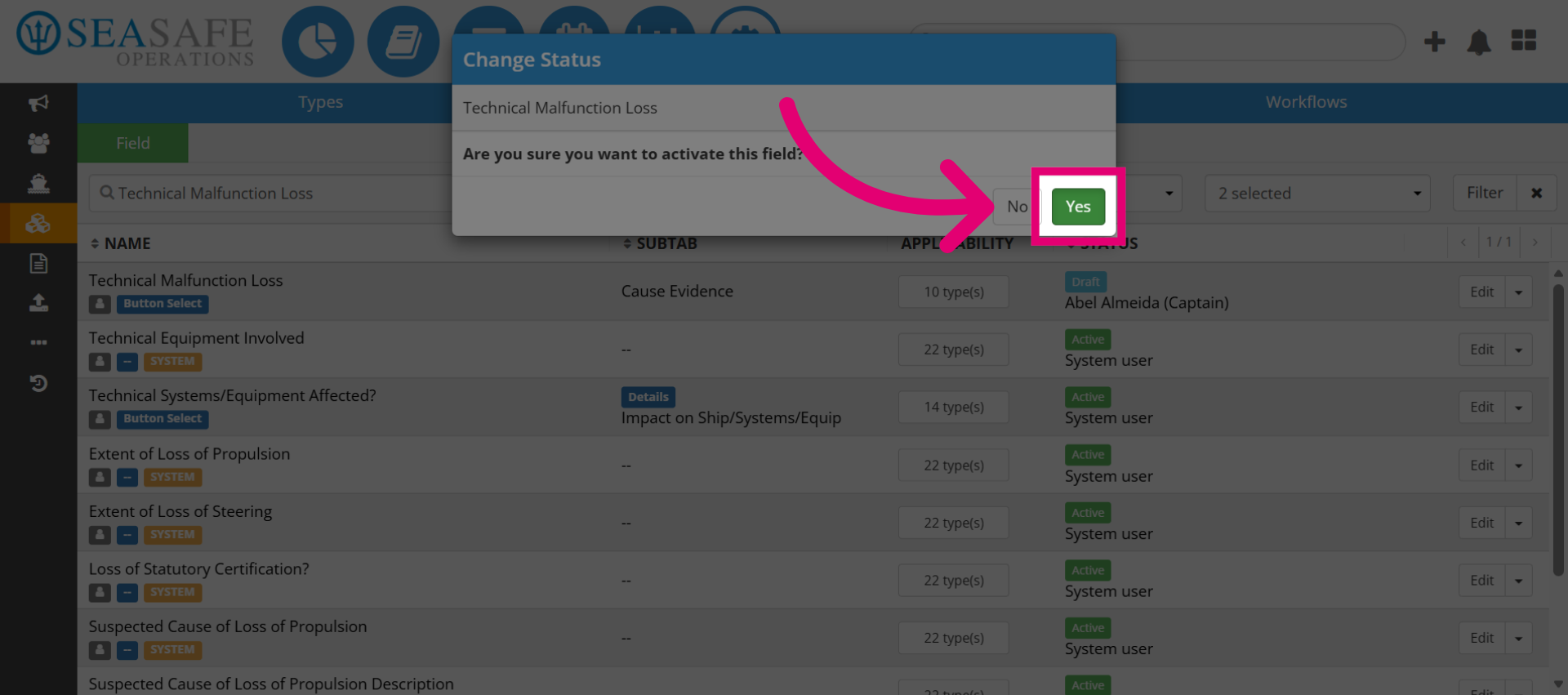 Confirm Activation