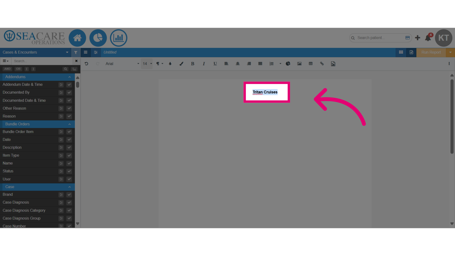 Heading is added to the document