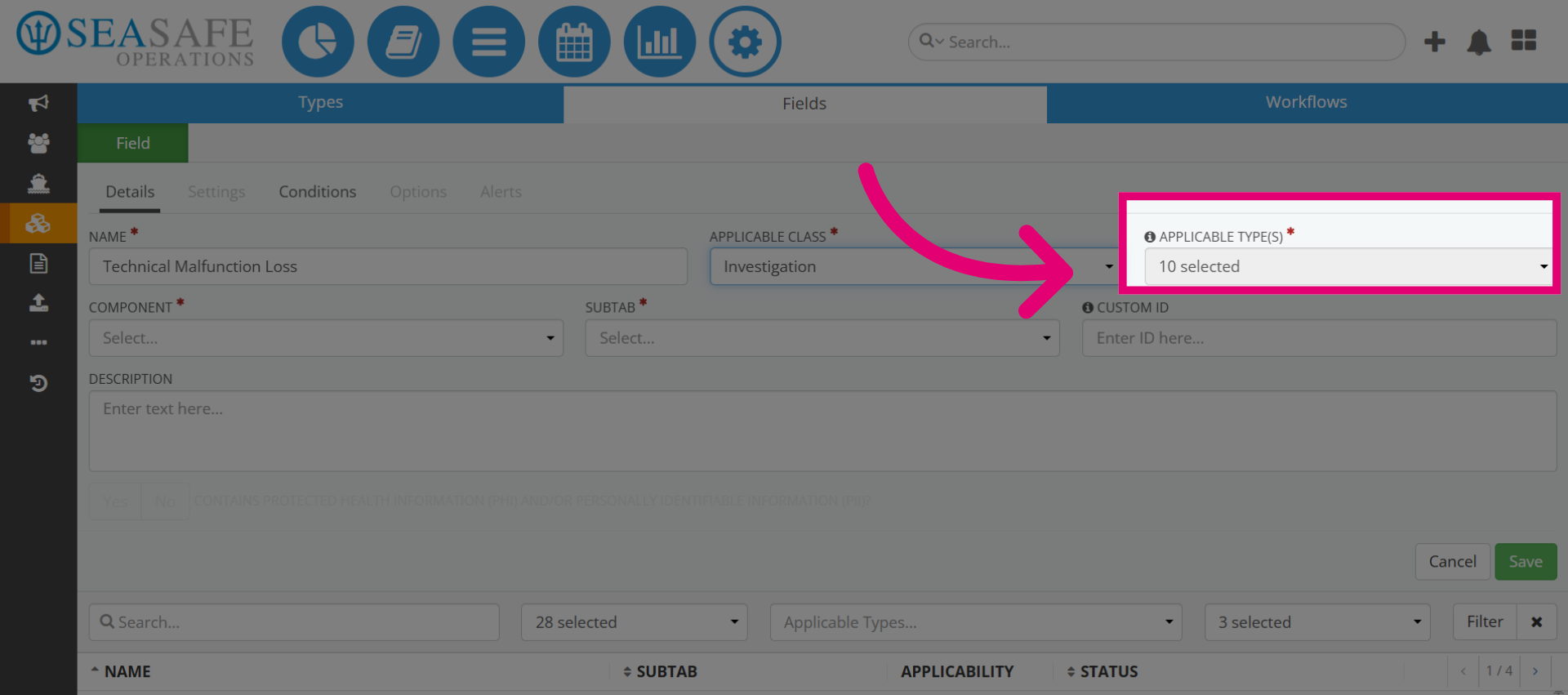 Access Applicable Types