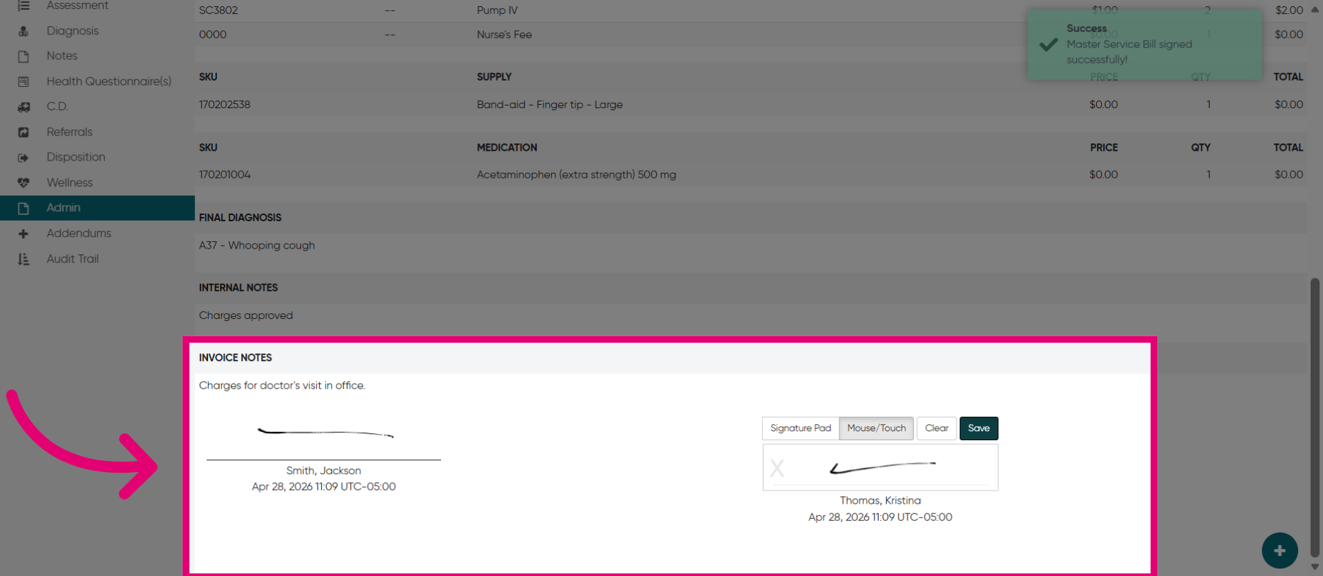Add Signatures