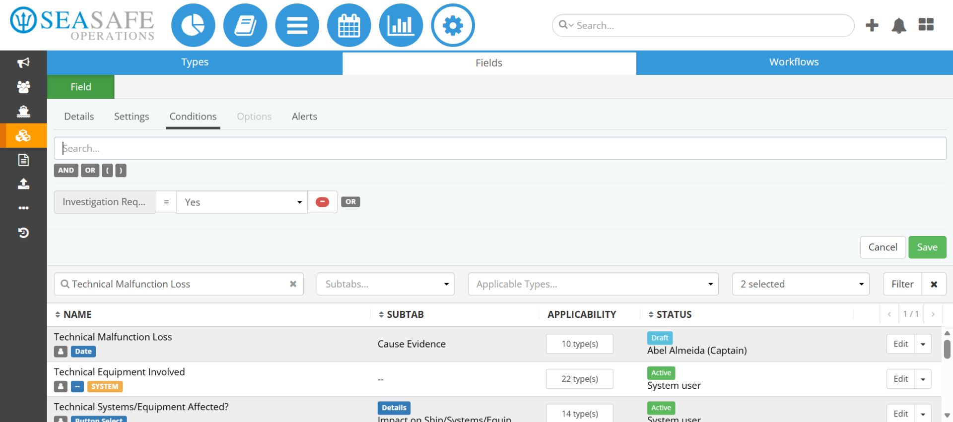 Access Second Search Field