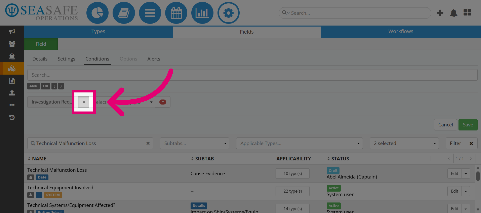 Open Operator Options