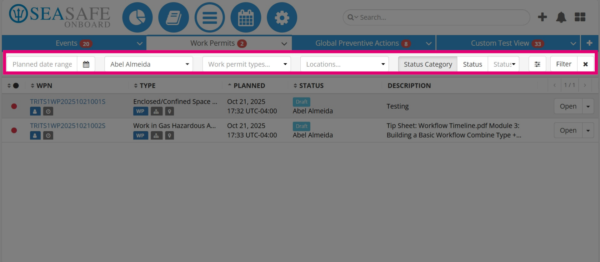 Manage Work Permits