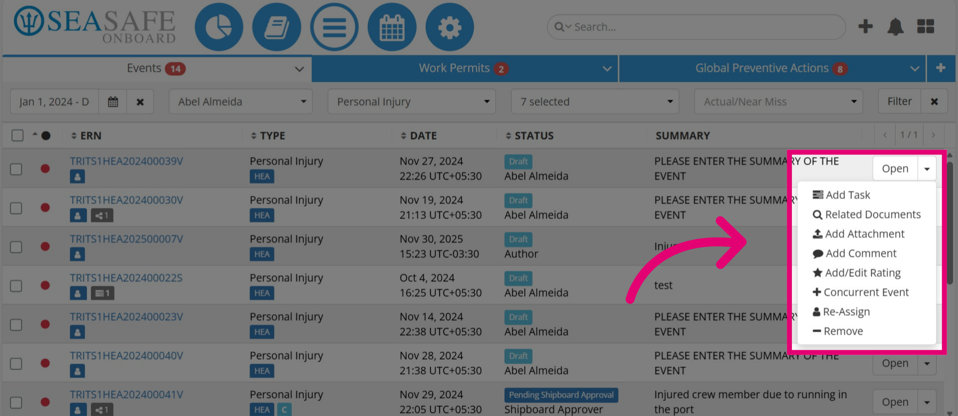 Manage Reports