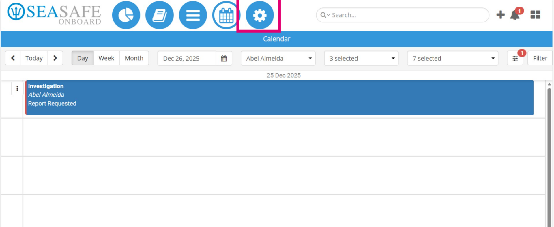 Go to the 'Admin Menu'