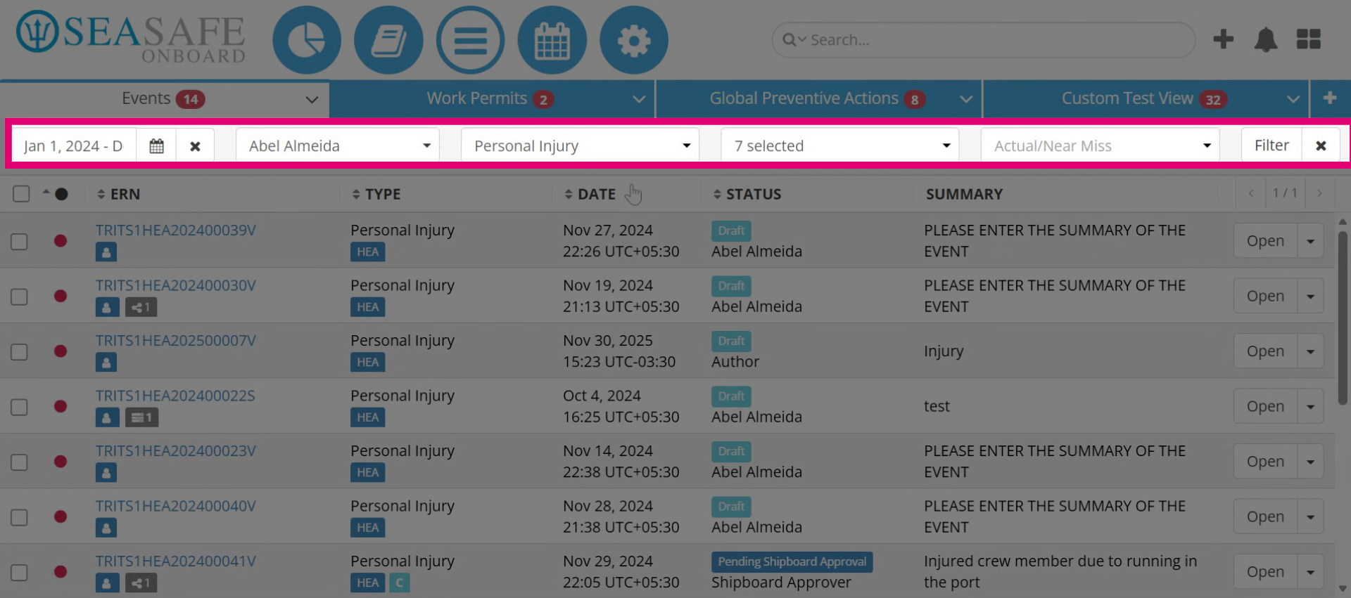 Use Filters to Locate Specific Report(s)