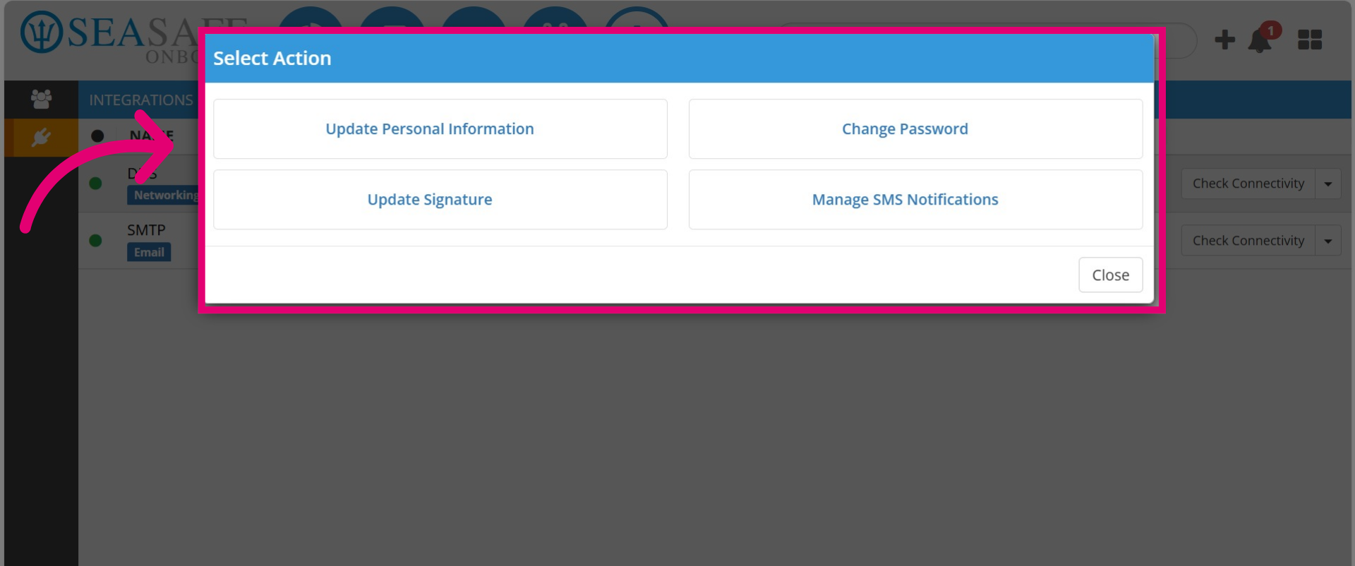 Manage Profile Settings