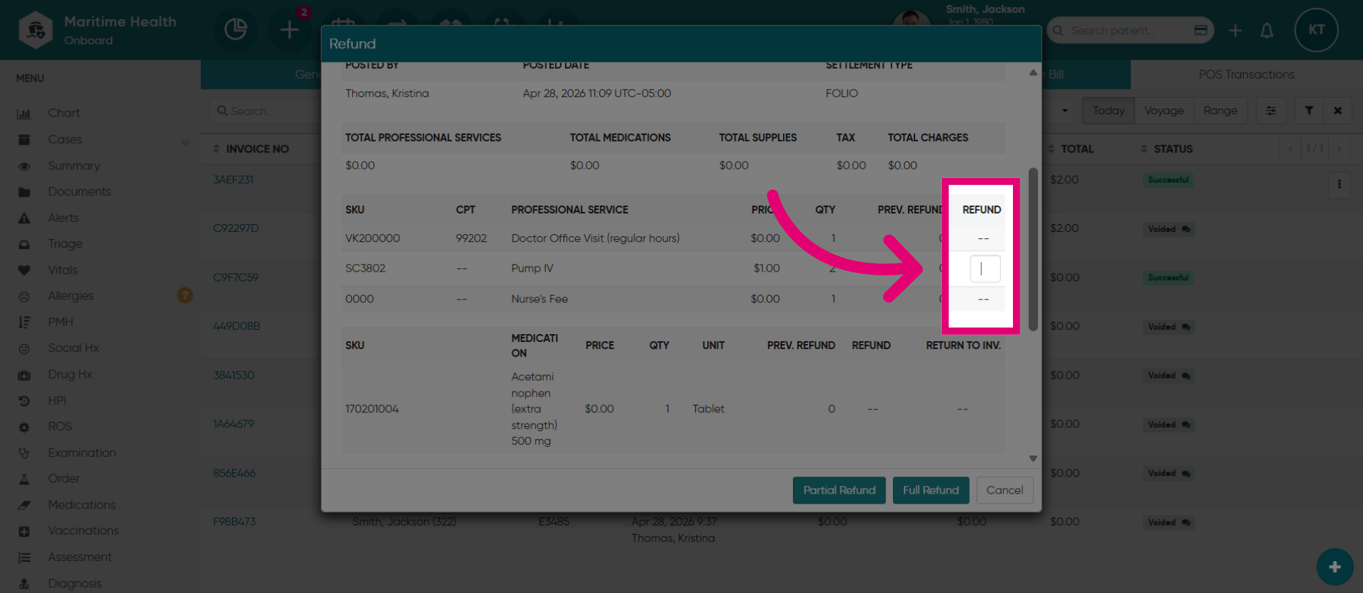 Access Refund Details