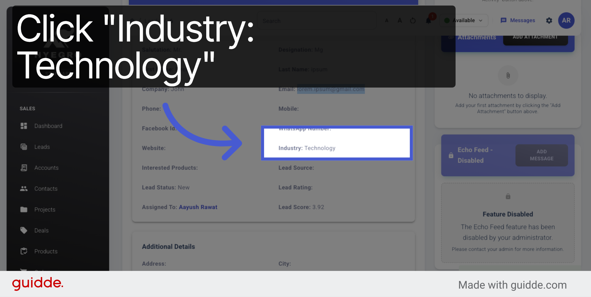 Review Industry Selection