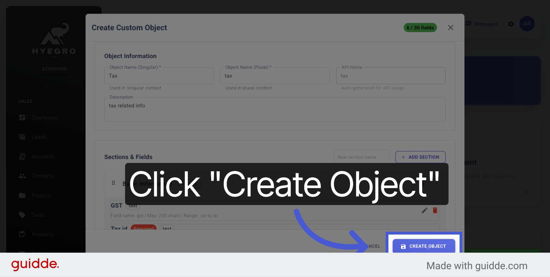 Create Custom Object