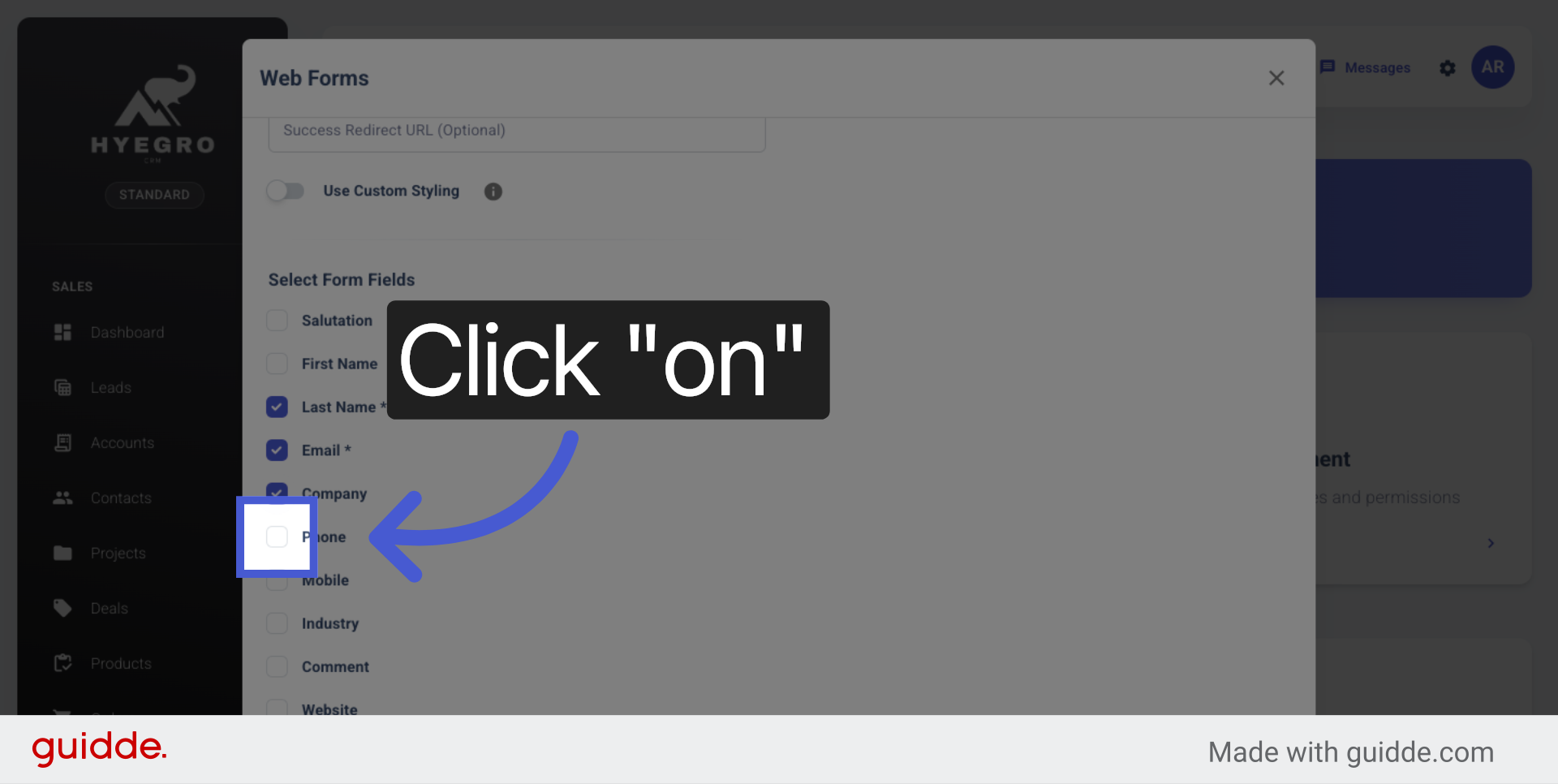 Activate Additional Settings