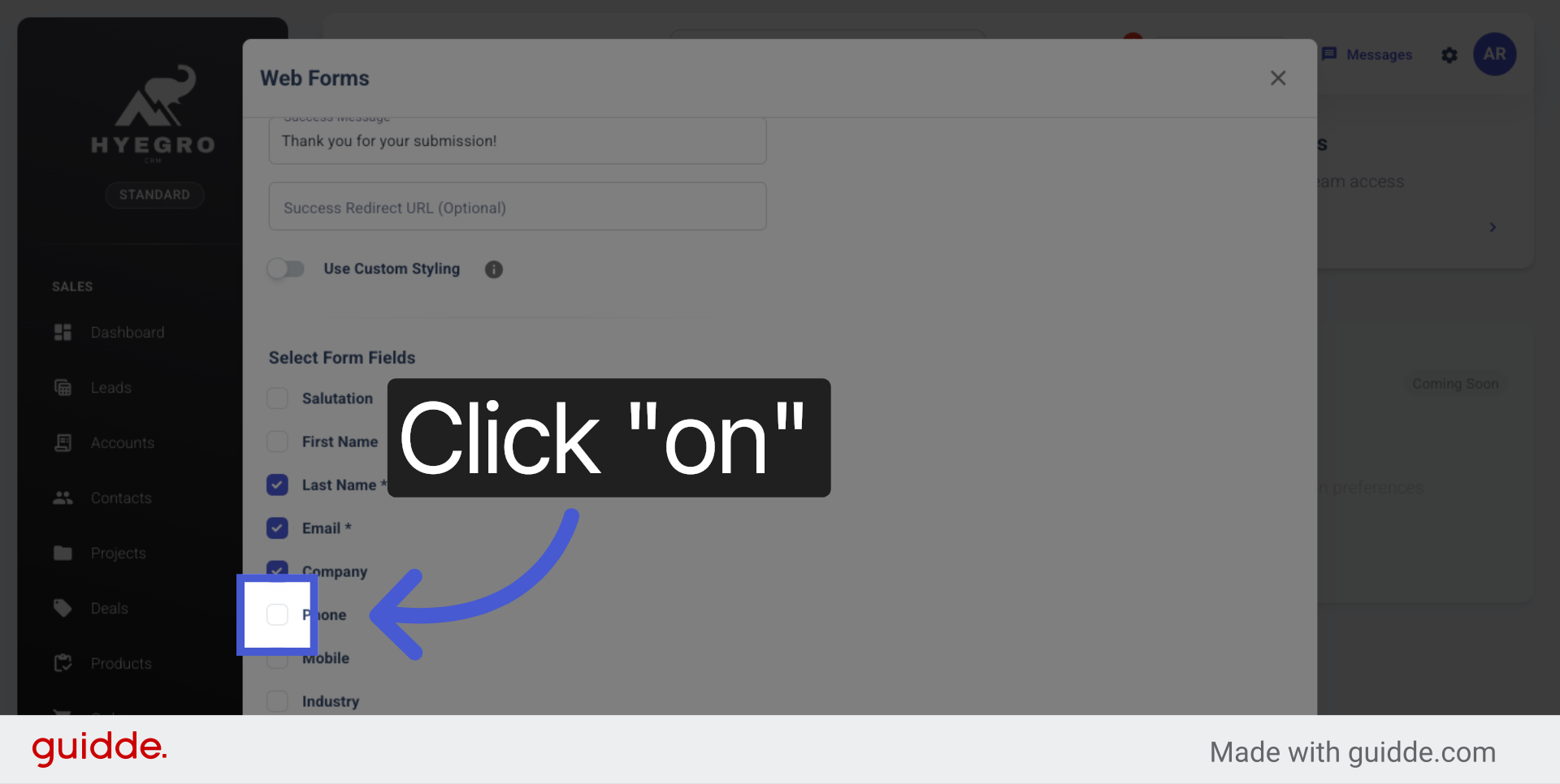 Enable Web-to-Case Feature