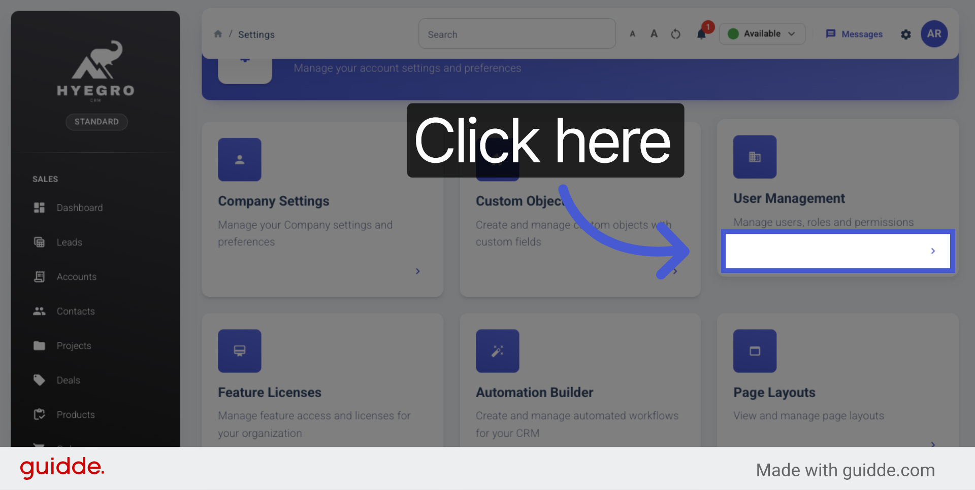 Open User Management