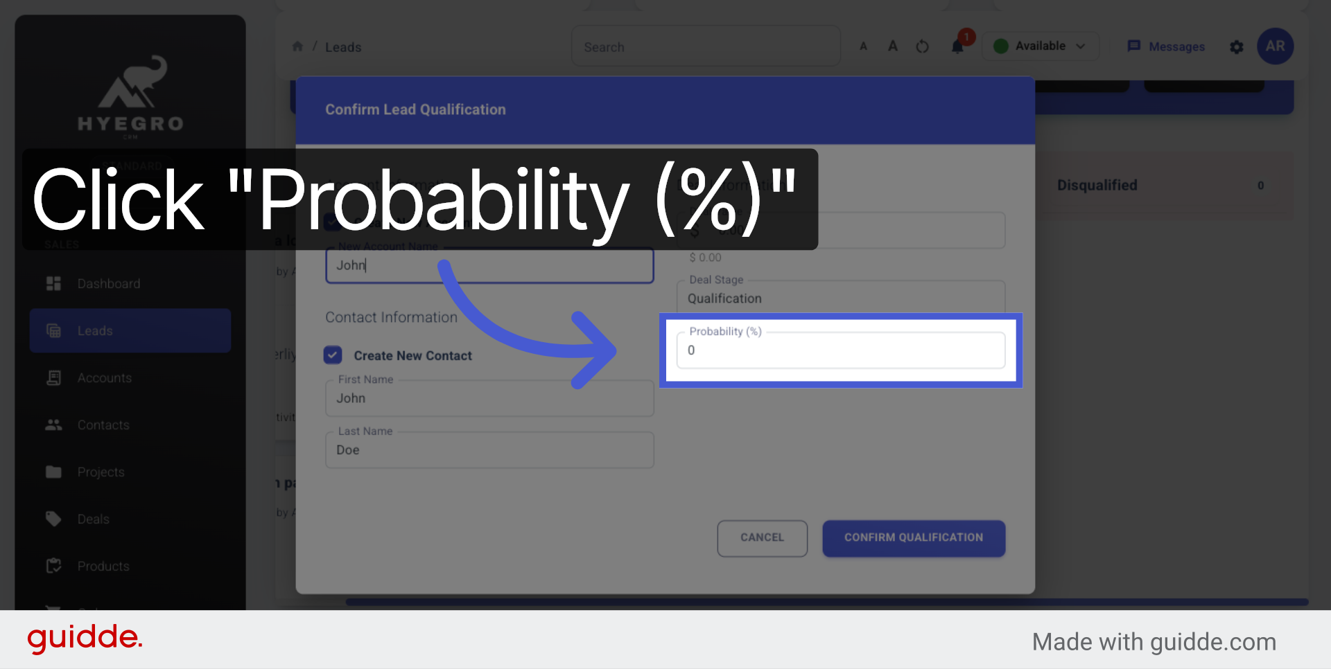 Open Probability Field
