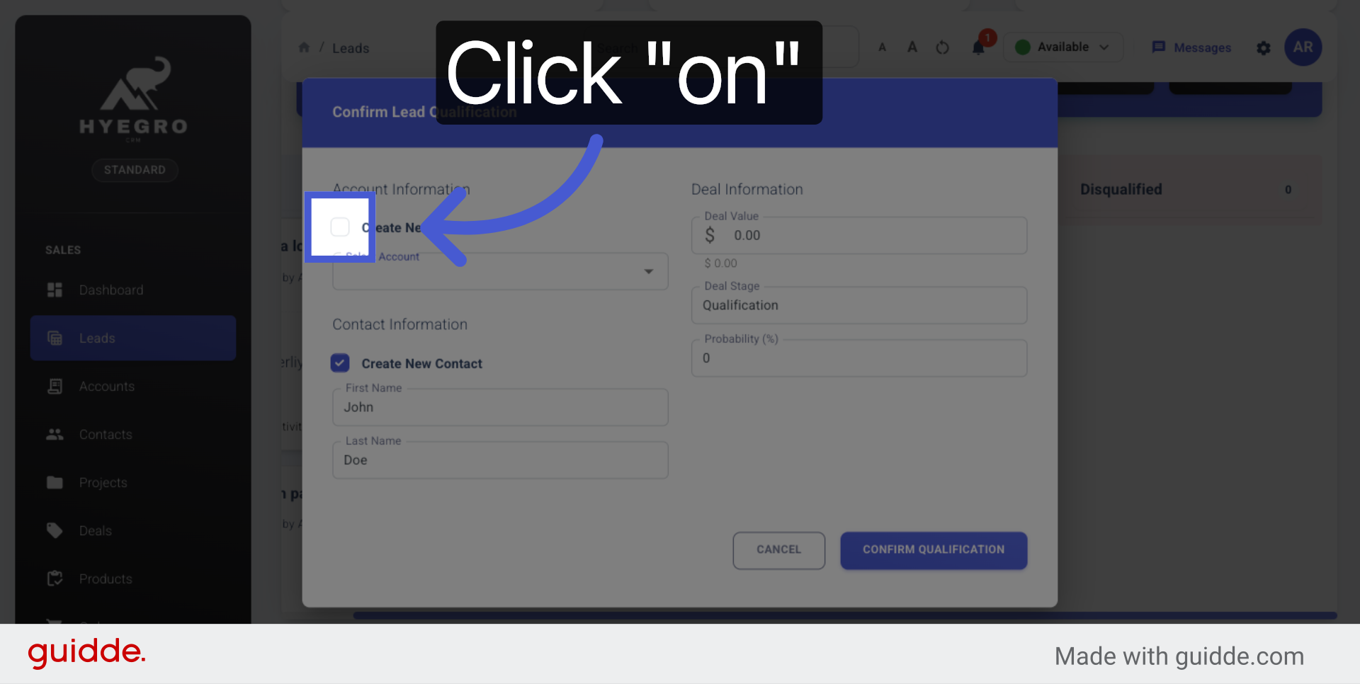Enable Account Selection