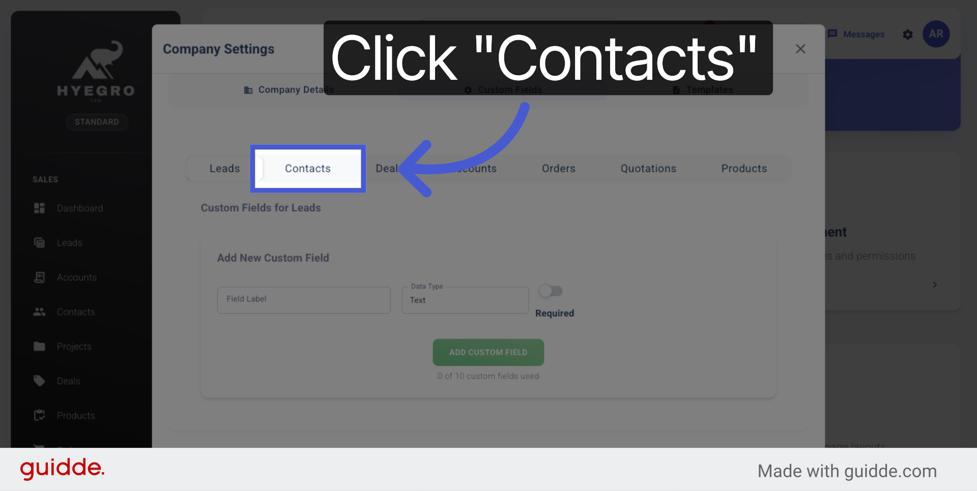 Select Contacts Module