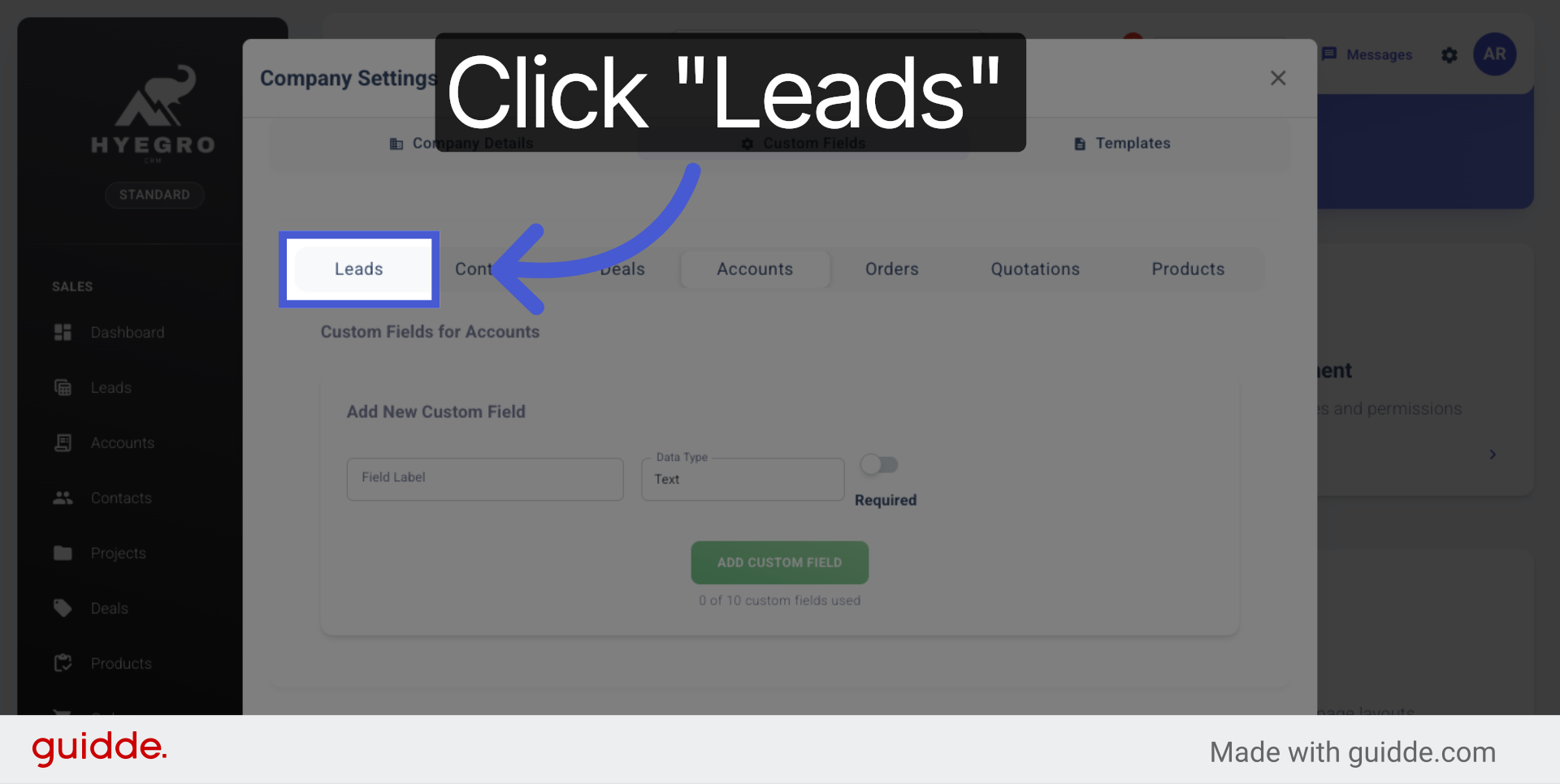 Select Leads Module