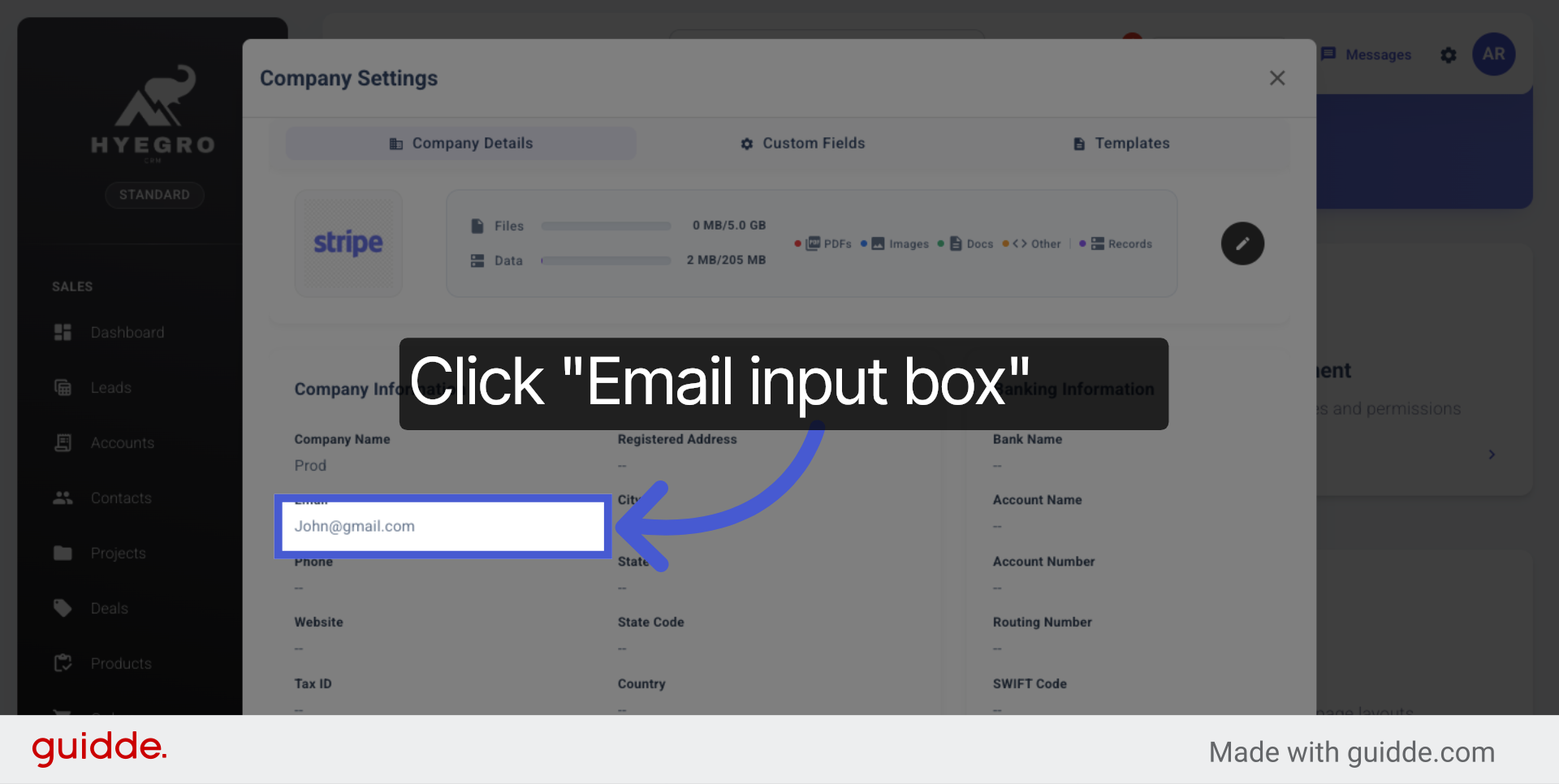Update Email Contact