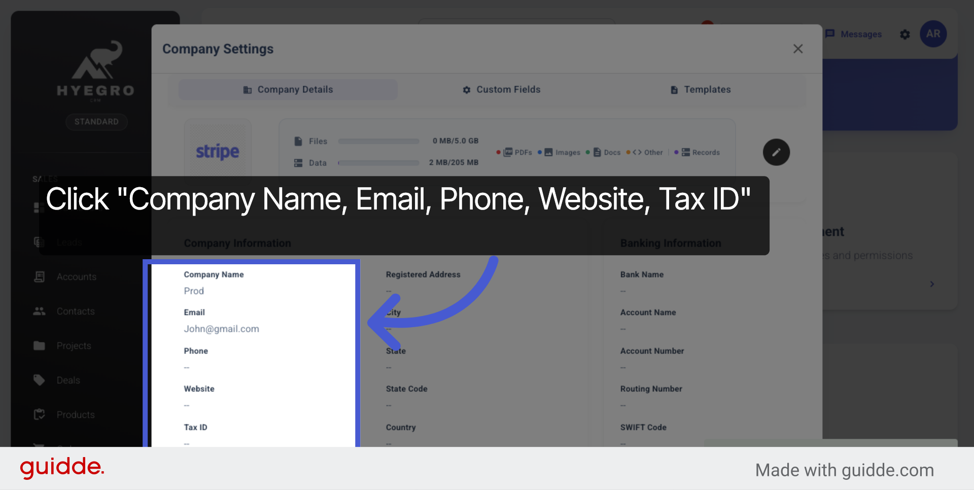 Review Company Details