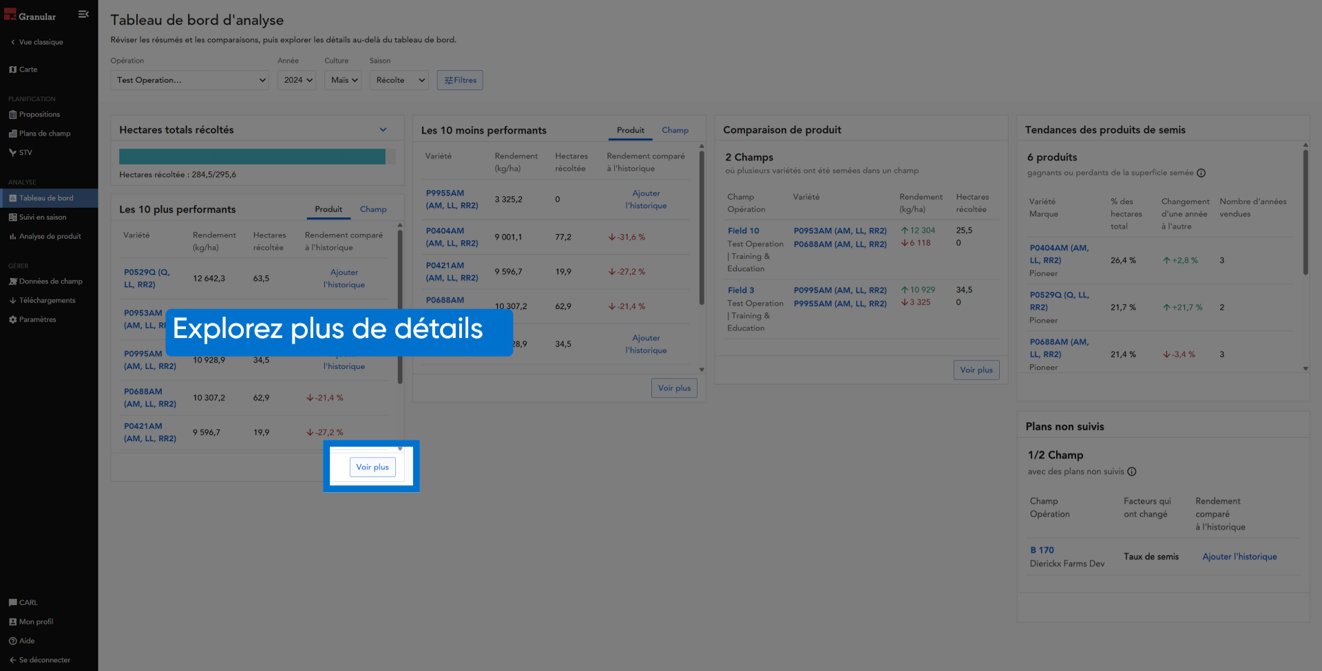 Explorez plus de détails
