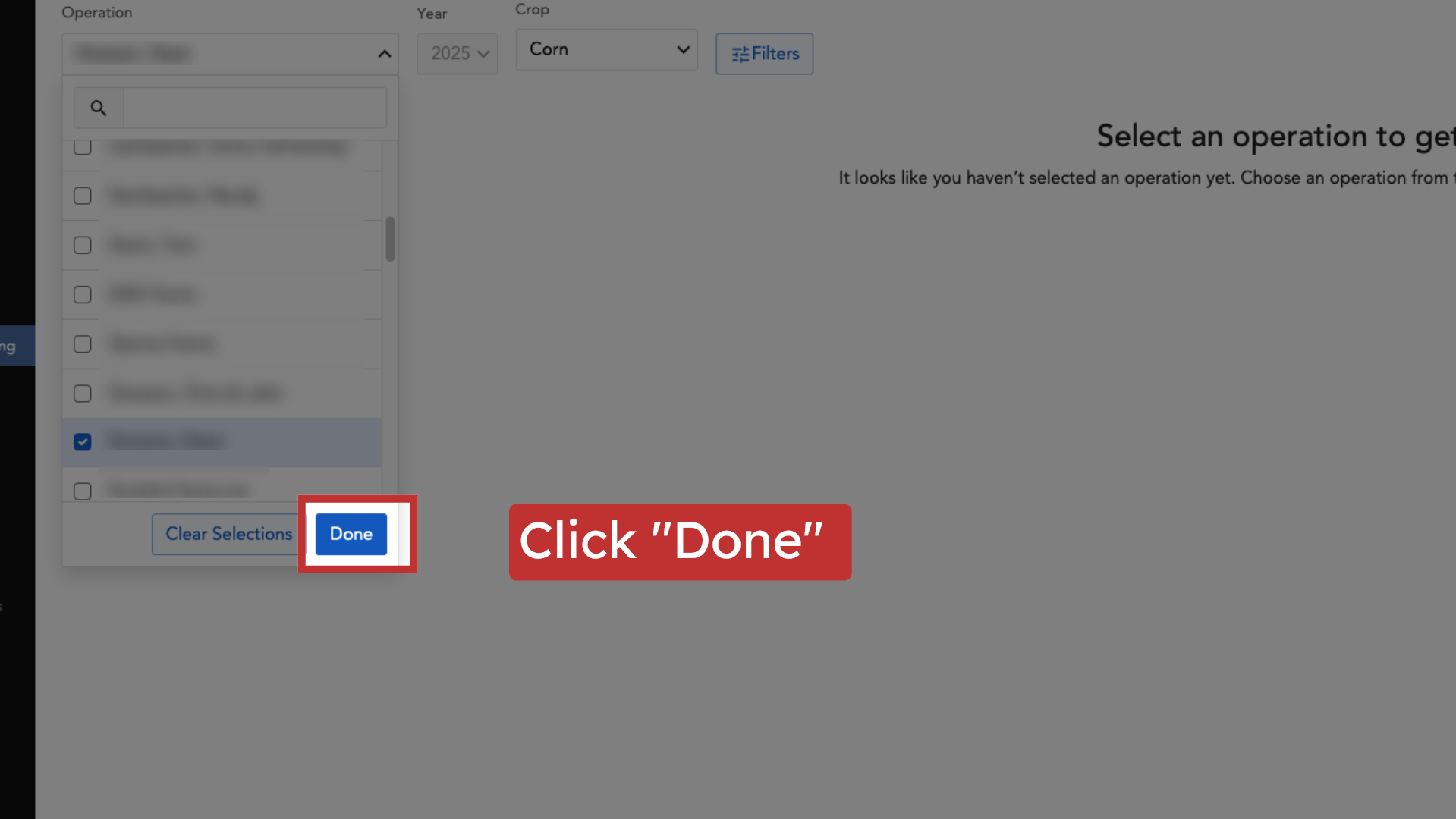 Click 'Done'