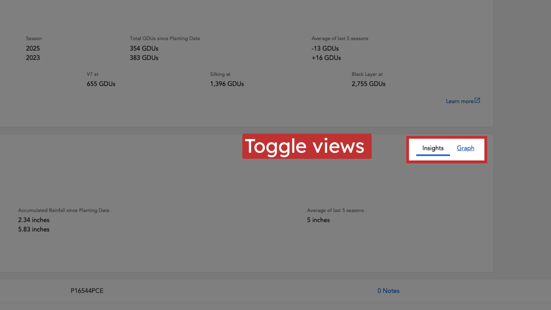 Toggle views