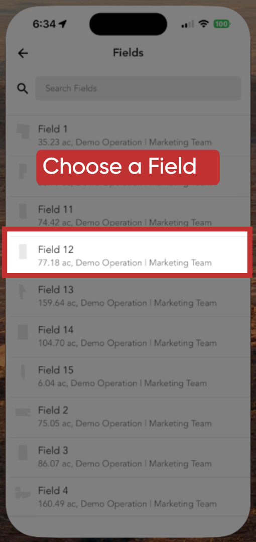 Choose a Field