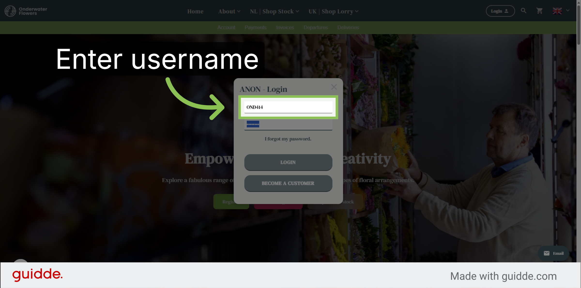 Enter Username