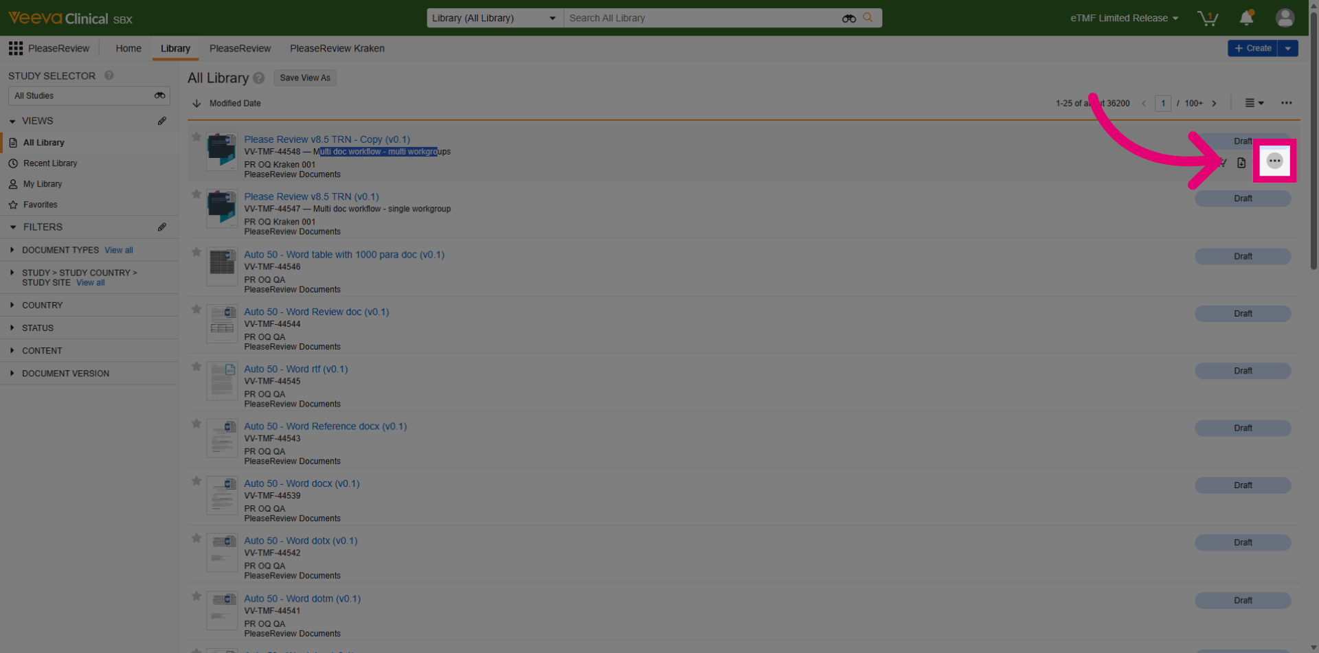 Navigate Library Interface