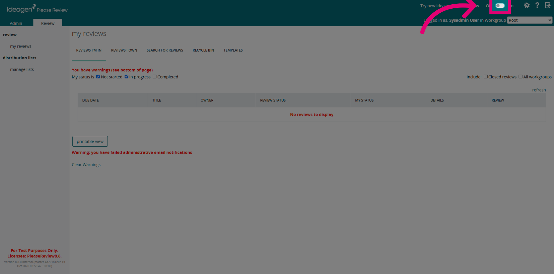 Switch to new ui