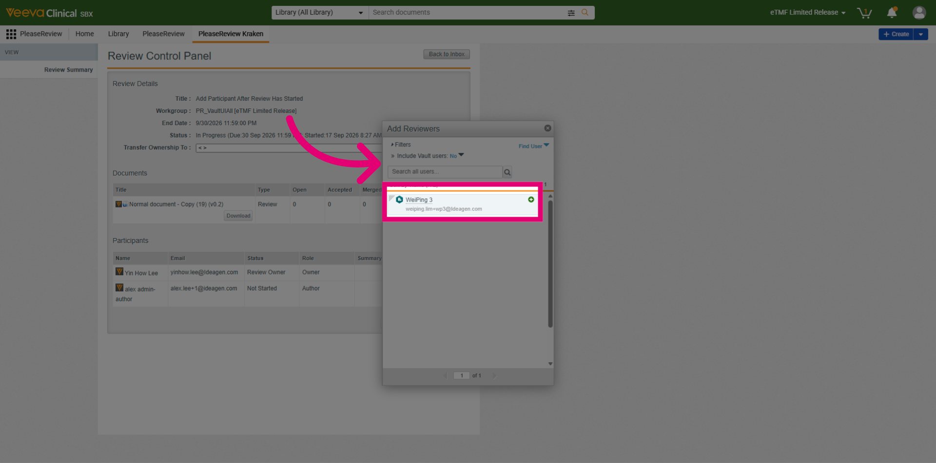 Add External Participant