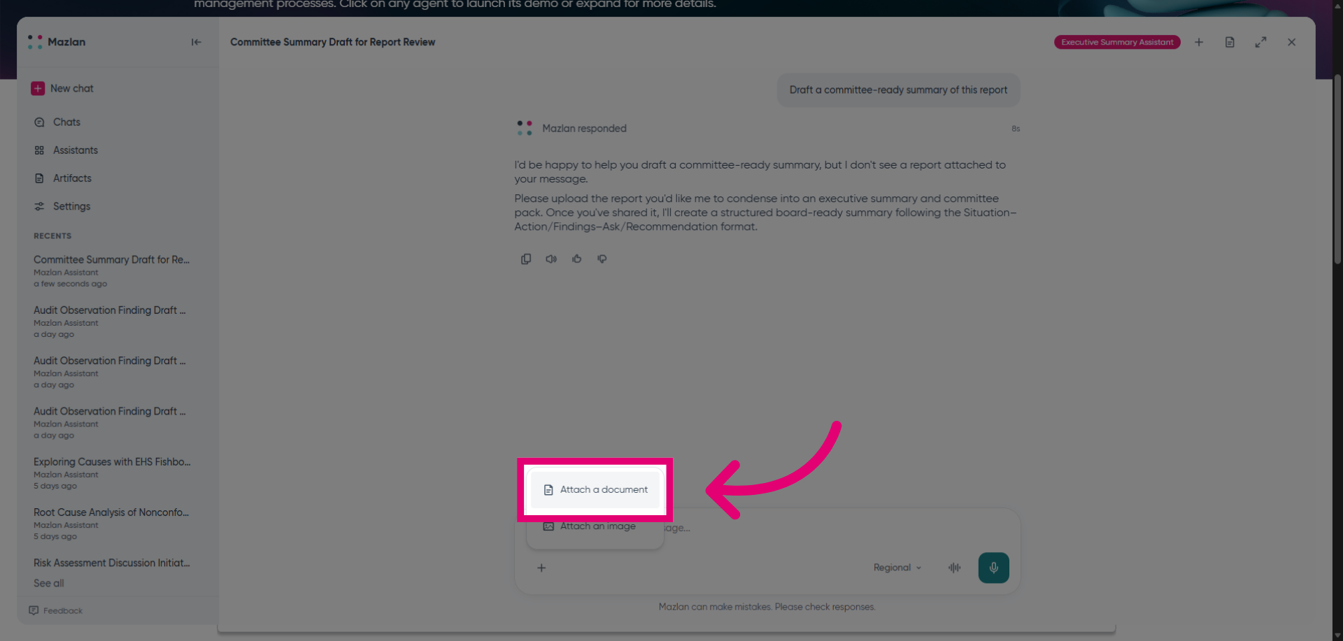 Attach Supporting Document
