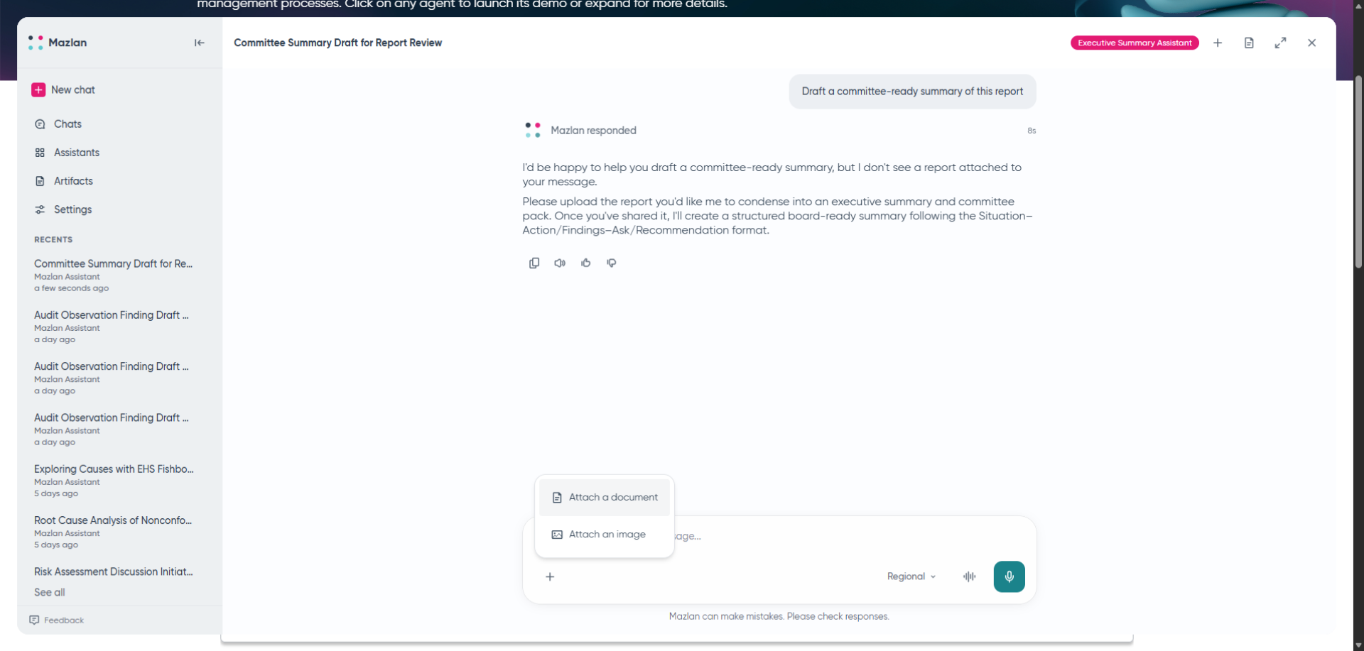 Attach Supporting Document
