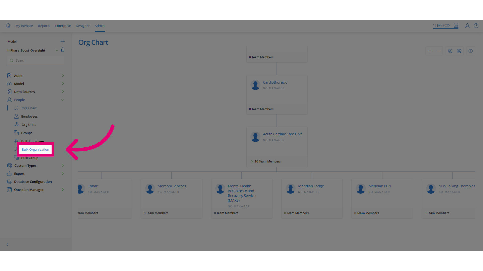 Click Bulk Organisation