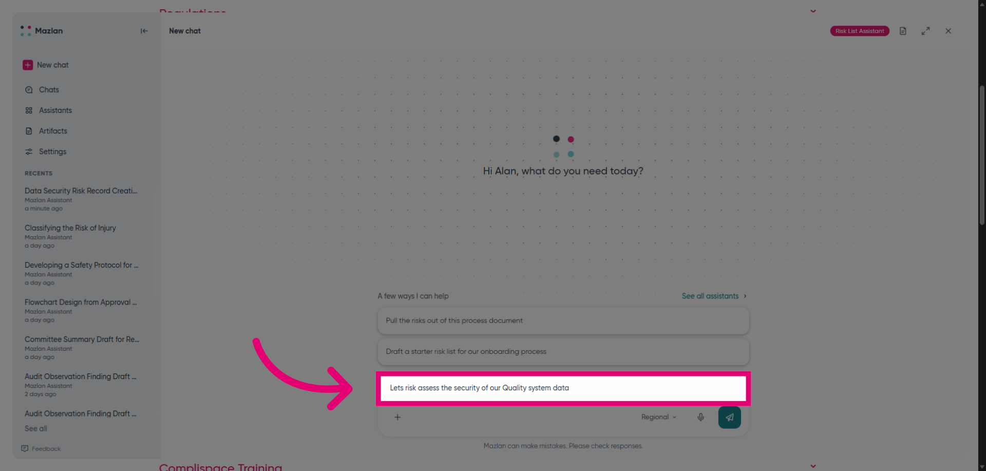 Select Entered Query