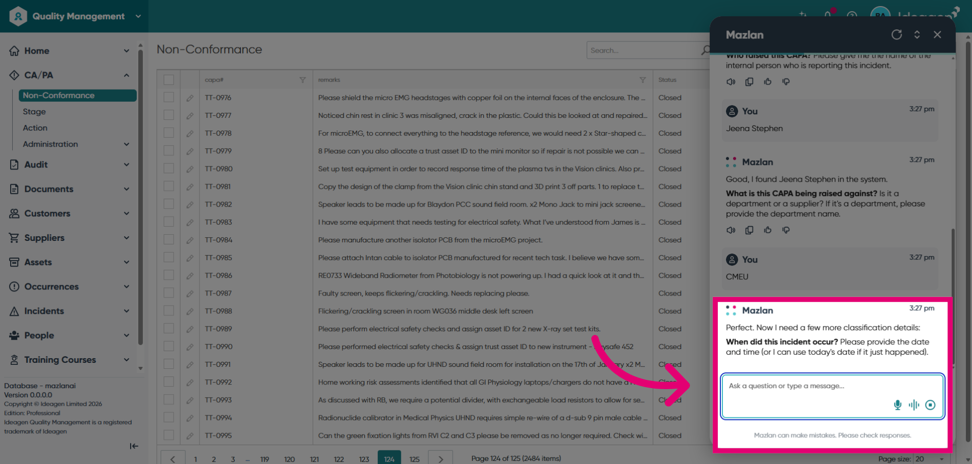 Click Message Field Again