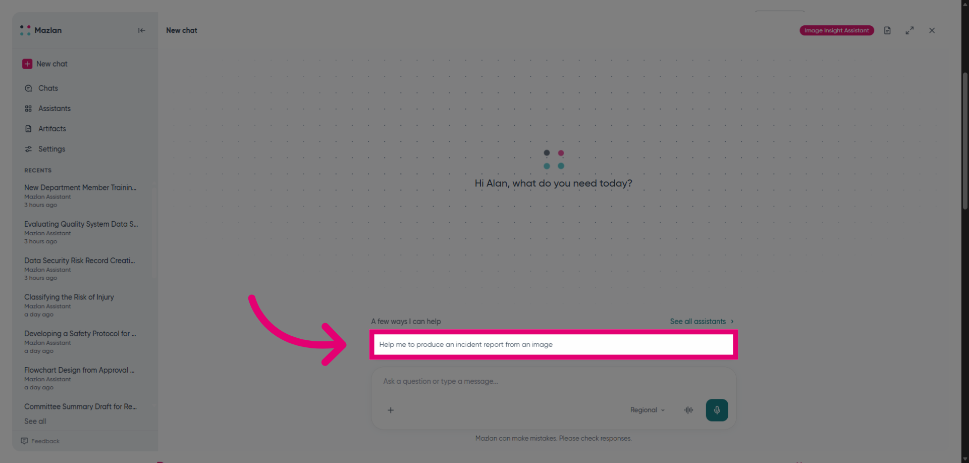 Request Incident Report Assistance