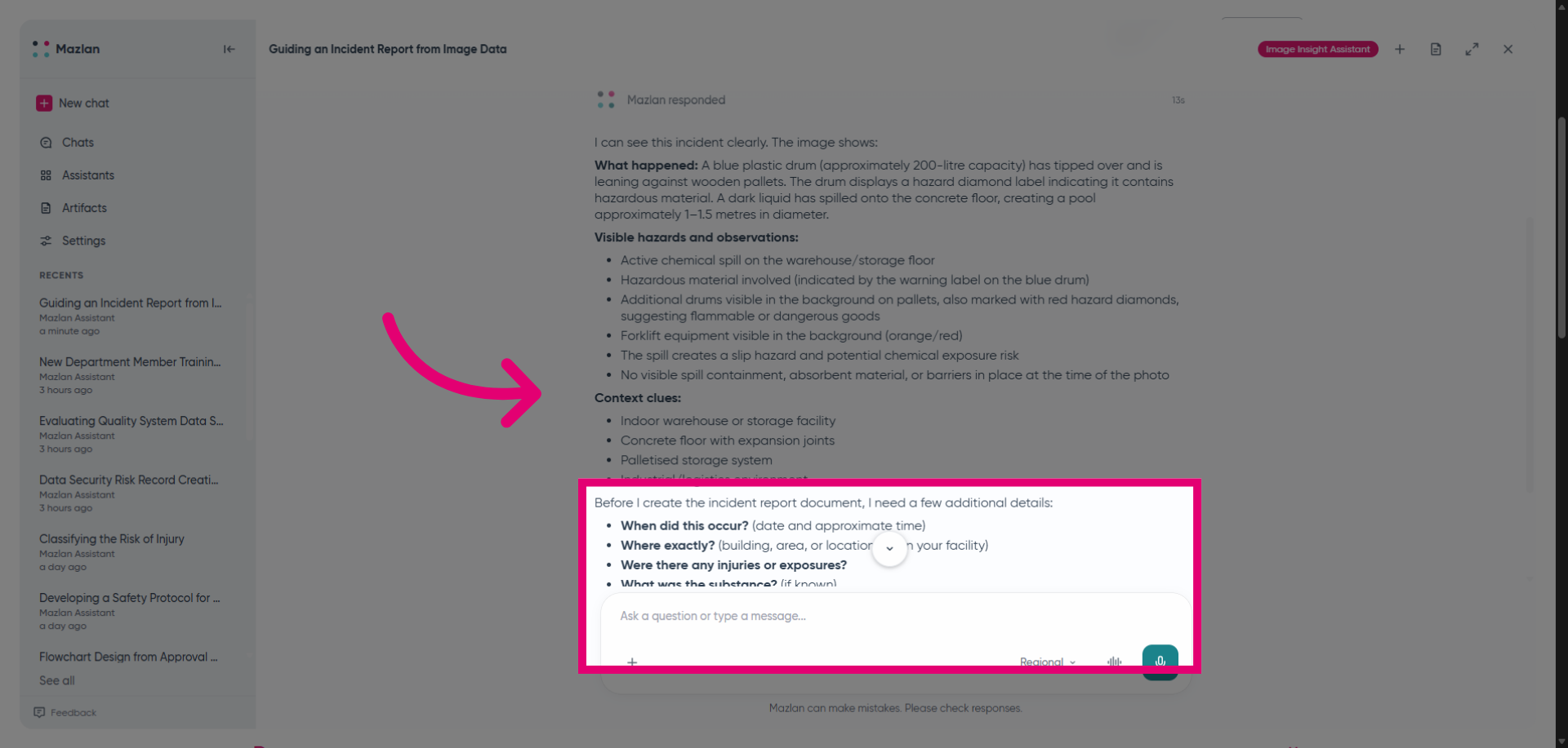 Examine Incident Description